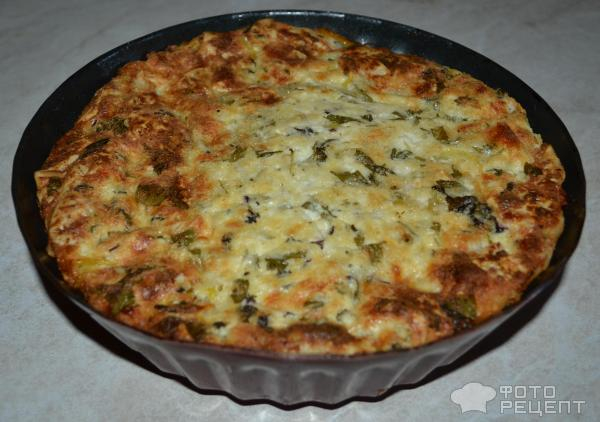 Рецепт: Сырный пирог из лаваша - Горячий завтрак с пряными травами, творогом и болгаским перцем Рецепт: Сырный пирог из лаваша - Горячий завтрак с пряными травами, творогом и болгаским перцем
