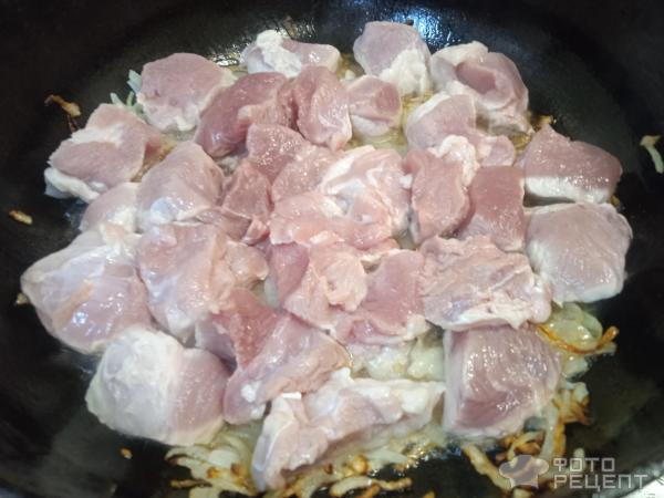 Рецепт: Тушенное мясо с овощам - тушеная свинина с сезонными овощами Рецепт: Тушенное мясо с овощам - тушеная свинина с сезонными овощами