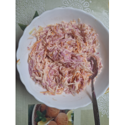 Рецепт: Салат из арбузной редьки - Готовлю с любовью. Рецепт: Салат из арбузной редьки - Готовлю с любовью.