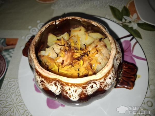 Рецепт: Филе минтая запеченое с картофелем - Вкусная диета.