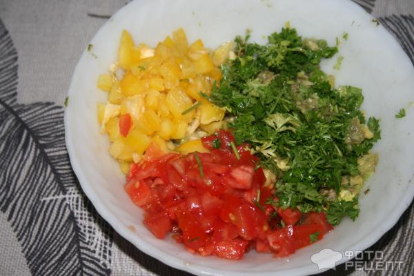 Рецепт: Ролл с курицей - на манер буррито Рецепт: Ролл с курицей - на манер буррито